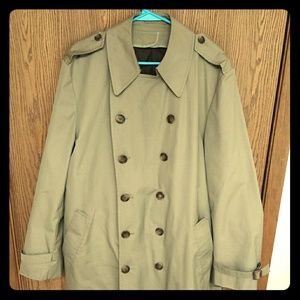 Vintage London Fog Olive Trench Jacket 42L